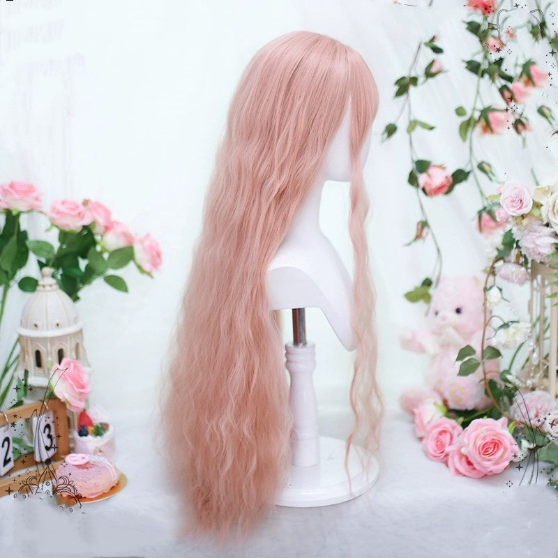 Pink cute soft girl with long hair HA1963