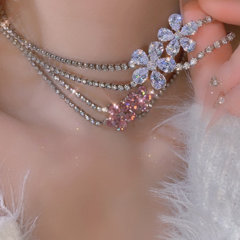 Sweet and Delicate Clavicle Chain  HA1795