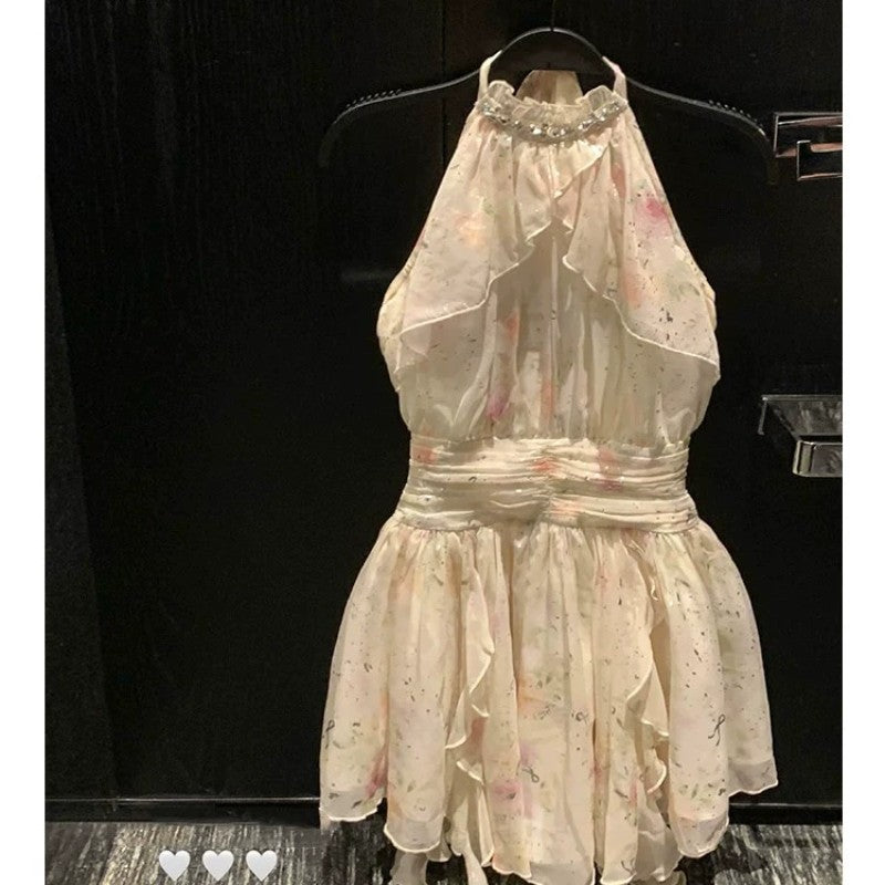 Floral halterneck dress HA2010
