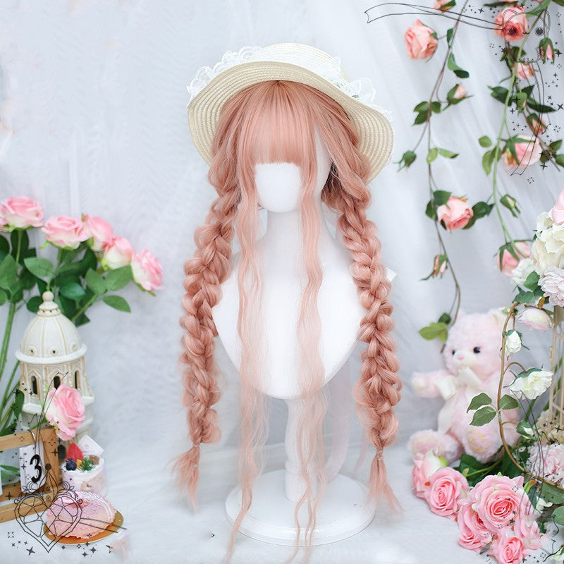 Pink cute soft girl with long hair HA1963