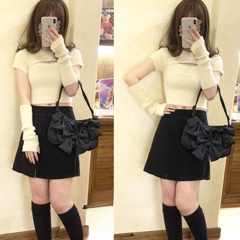 Slim Fit Spice Sheath Sweater Dress HA2170