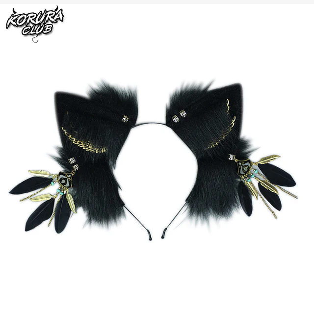 Cosplay Plush Cat Ear Headband KH21