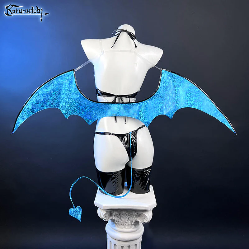 Cosplay Blue Diamond Succubus Lingerie(7-Piece Set)HA2894