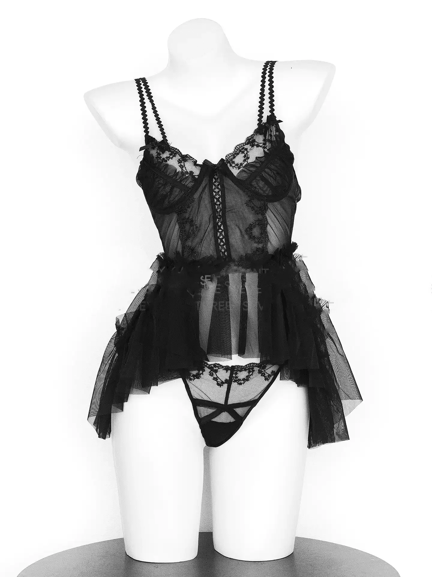 Lace mesh dress  HA2962