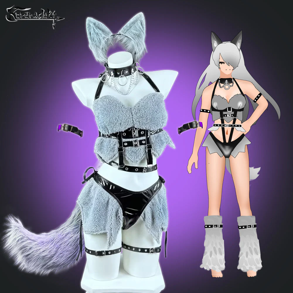 Cosplay Wolf Beauty Lingerie KO39(6-Piece Set)HA2898