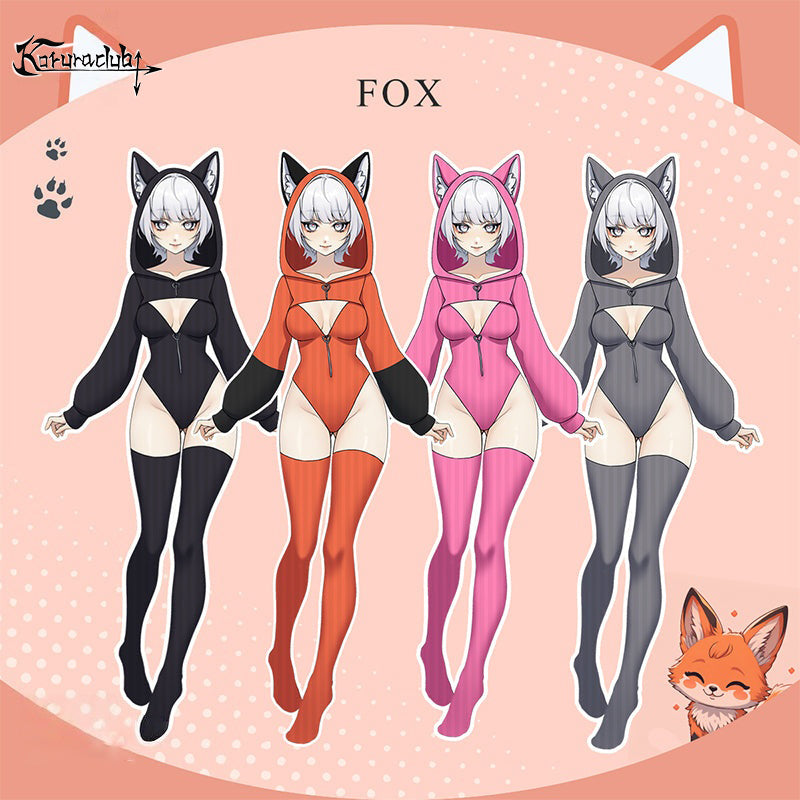 KORURACKUB-CUTE FOX BODYSUIT SR22
