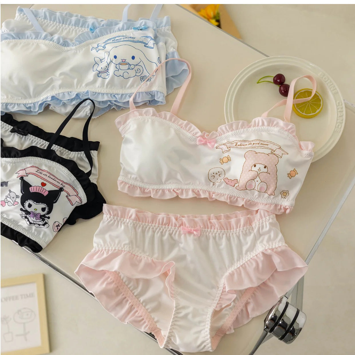 Cute Cartoon Bra Set HA2256