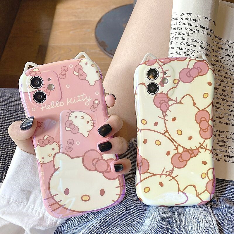 Cute cartoon cat apple phone case HA1211