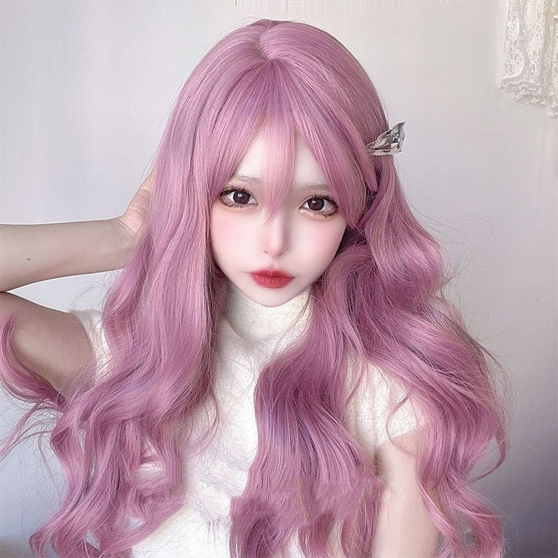 Sakura powder long curly hair HA1299