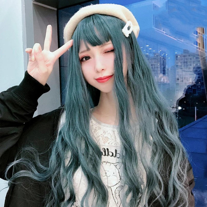 Water ripple long curly wig HA0075