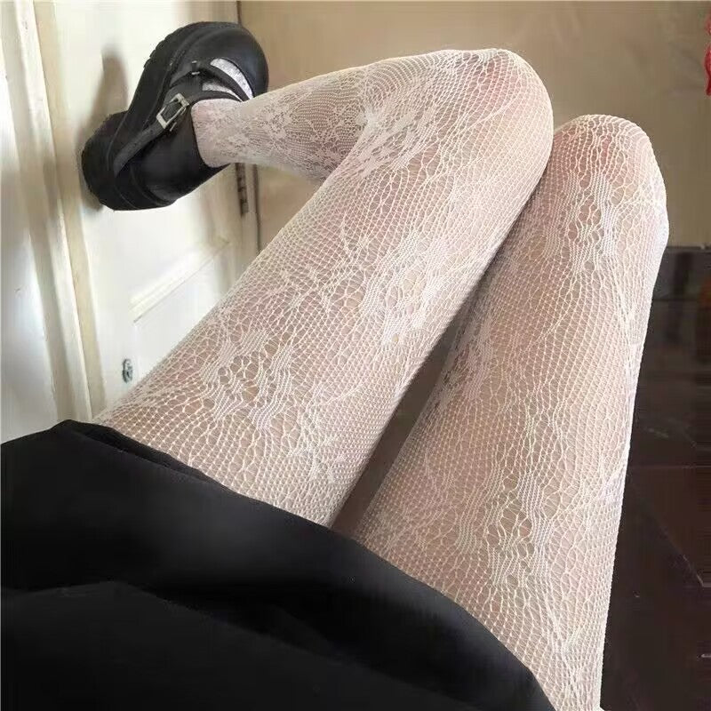 Floral pantyhose HA1595
