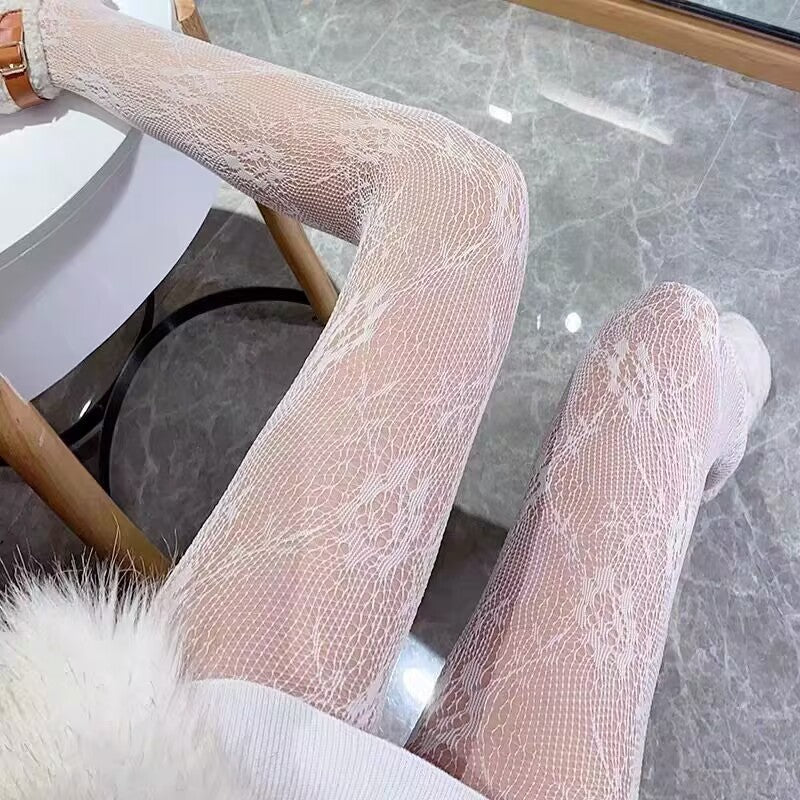 Floral pantyhose HA1595