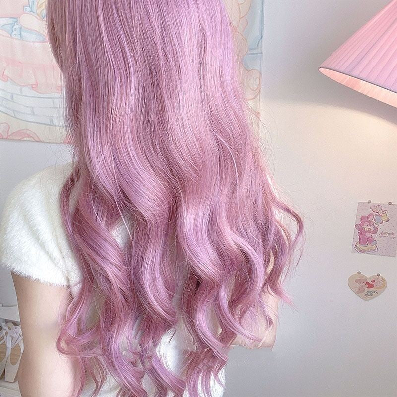 Sakura powder long curly hair HA1299