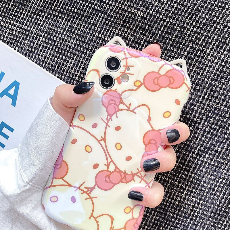 Cute cartoon cat apple phone case HA1211