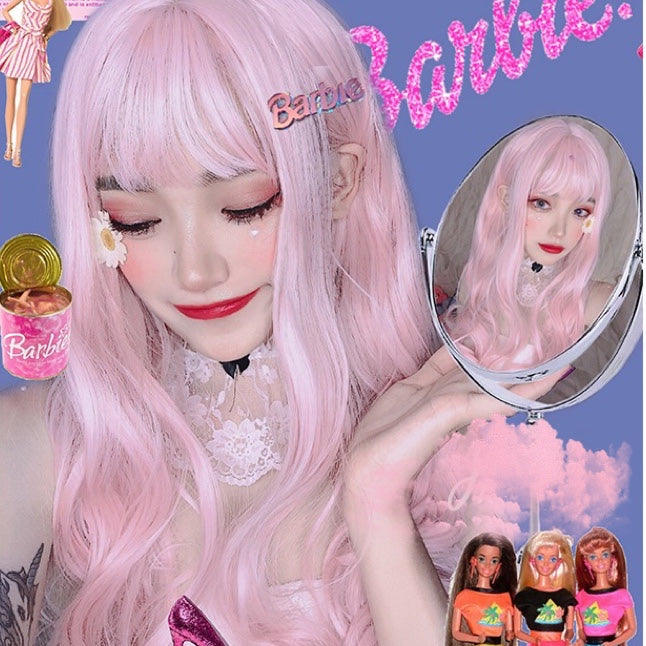 Natural cute fluffy colorful big waves HA0817