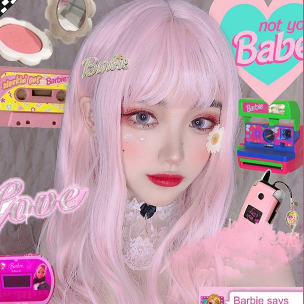 Natural cute fluffy colorful big waves HA0817