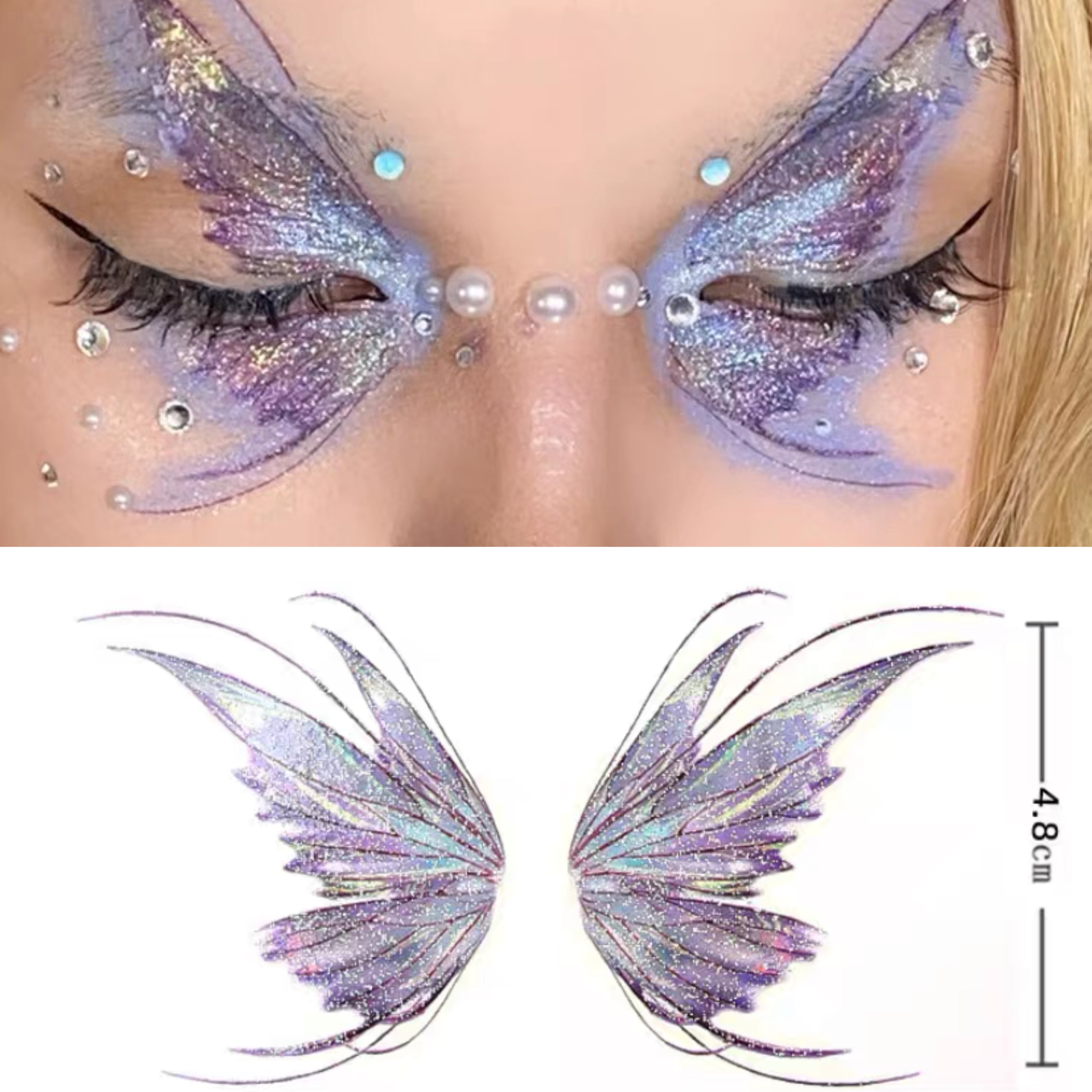 Butterfly Eye Makeup Sticker HA1688