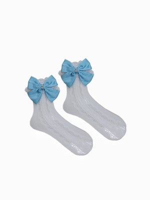 lace Bow socks   HA1587