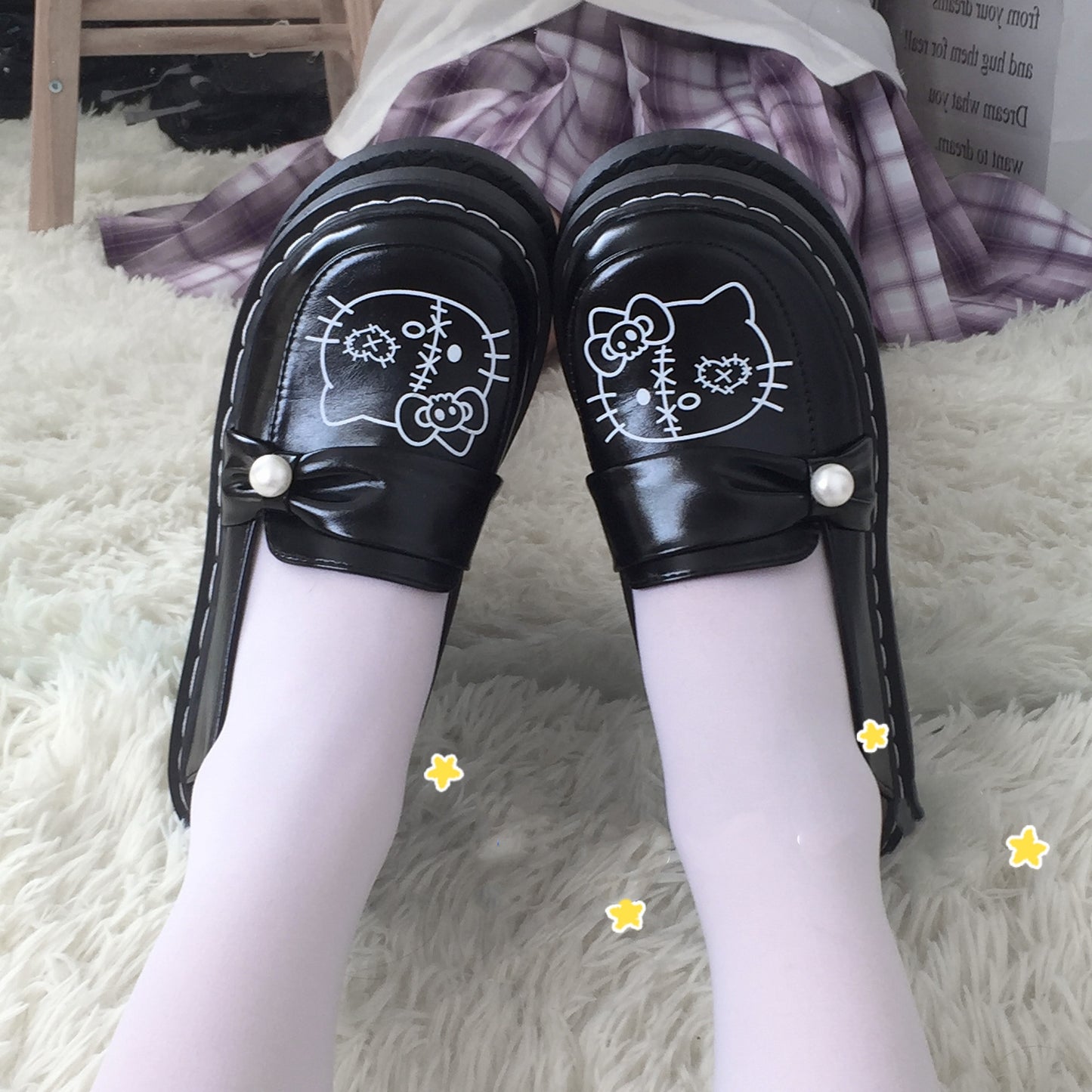 Cute leather shoes HA0769