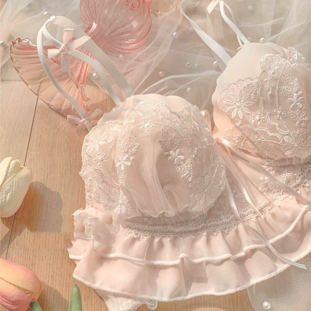 girls no steel ring small breast push up bra   HA0842