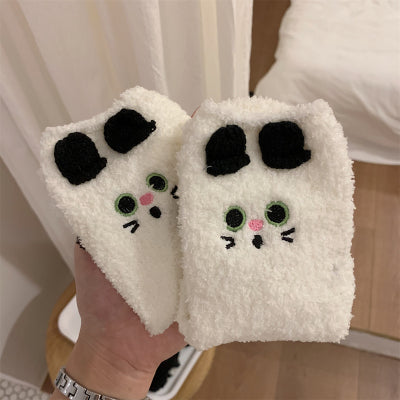 Cute fluffy floor socks   HA1337