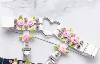 Punk Studded Garter Leg Rings HA2190