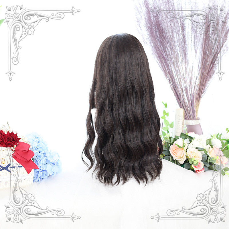 Water ripple long curly hair HA0467