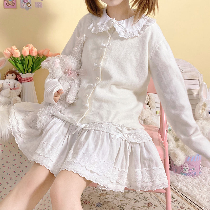 Bow Knot Sweater Jacket HA1054