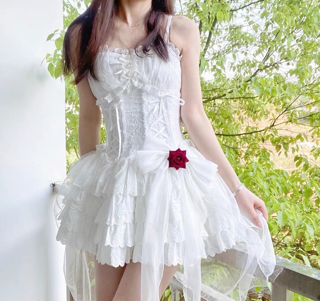 Lace up fairy princess dress HA0925