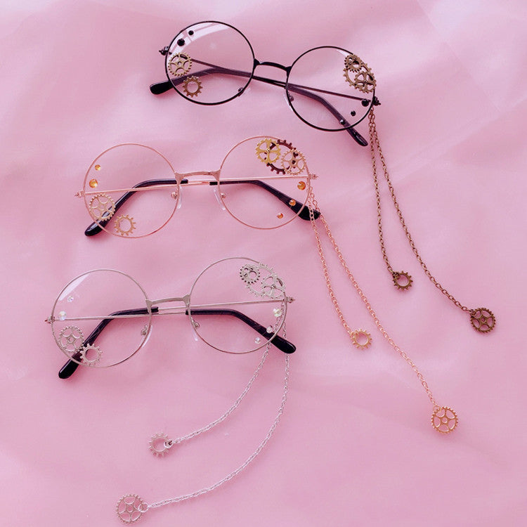 Punk Rose Gear Glasses   HA1142