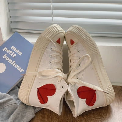 Love high top canvas shoes HA1645