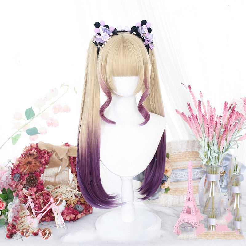 Double ponytail princess short wig  HA1247