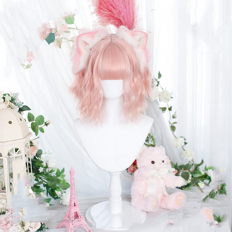 Cute irregular curly short curly hair  HA1329