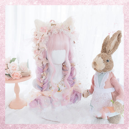 Cute soft girl lolita with long curly hair HA0382