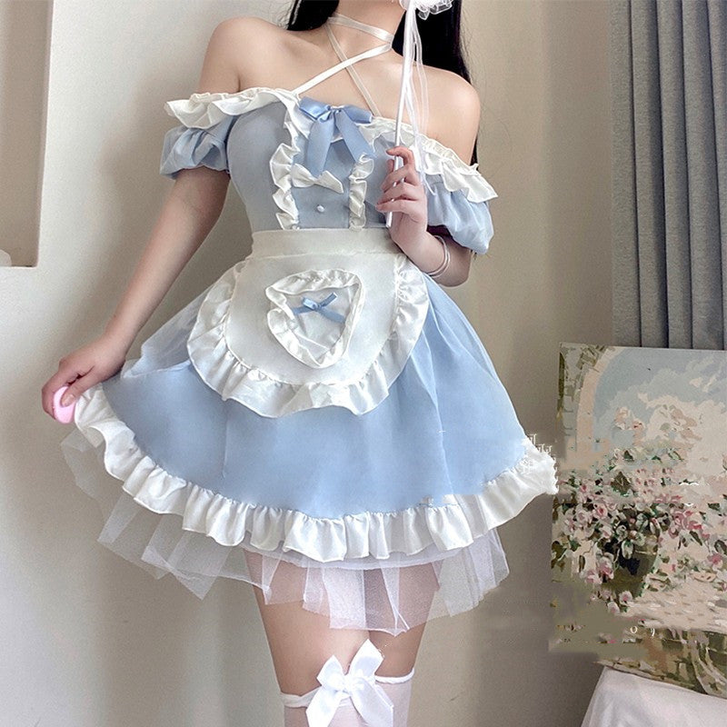 Blue lolita two-dimensional dress    HA0729