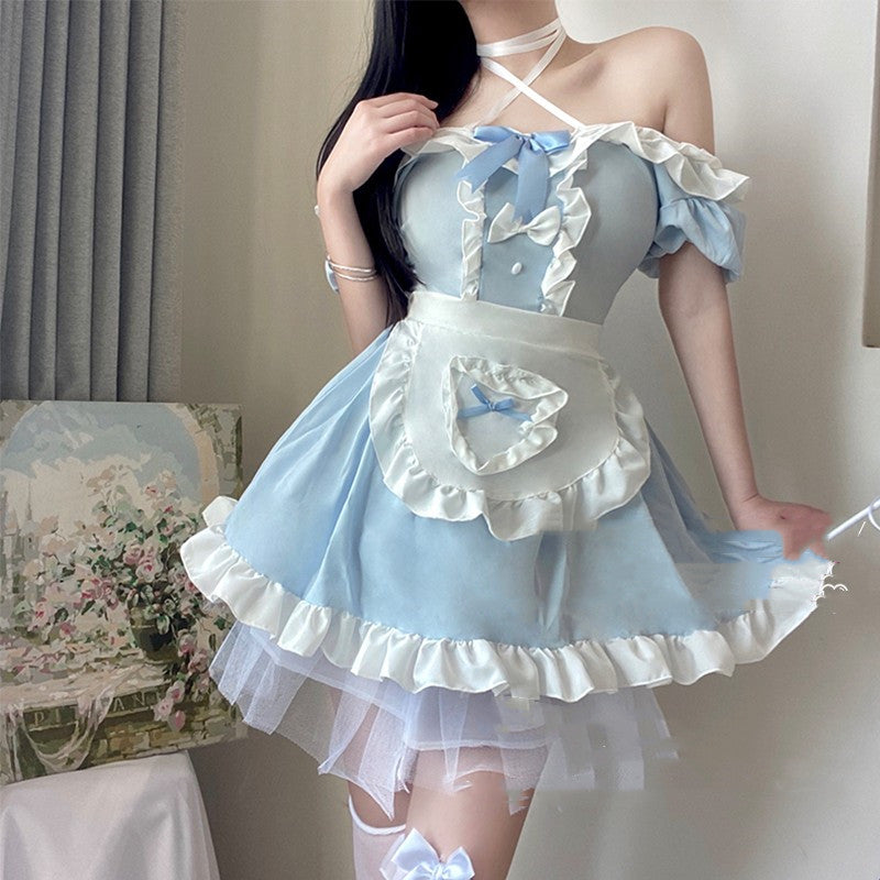 Blue lolita two-dimensional dress    HA0729