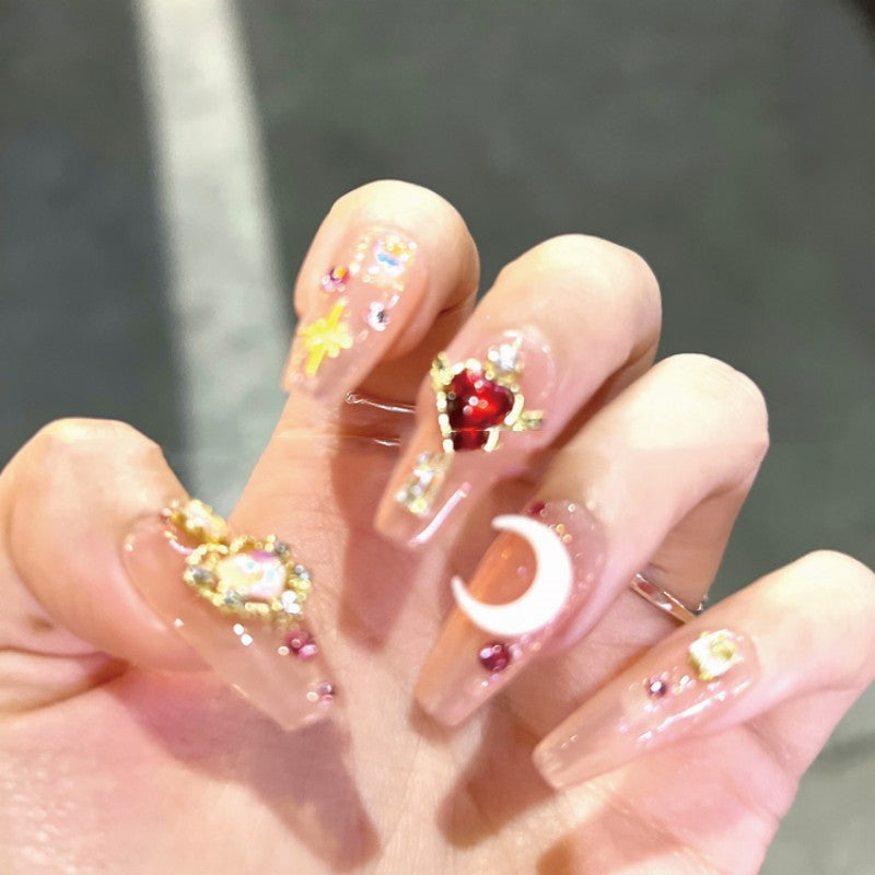 Moon Scepter Love Wings Nail Art HA1590