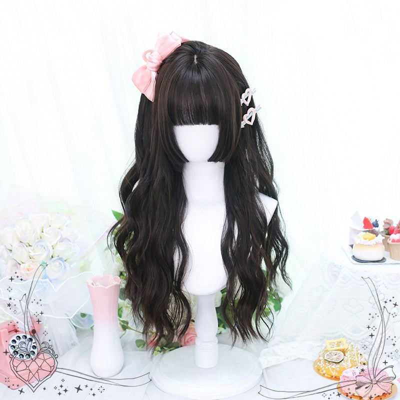 Natural curly hair with long sideburns    HA1698