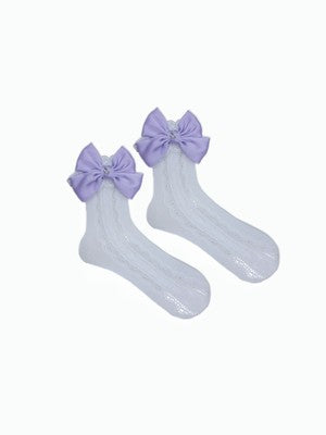 lace Bow socks   HA1587