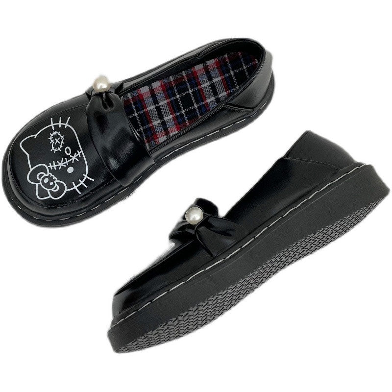 Cute leather shoes HA0769