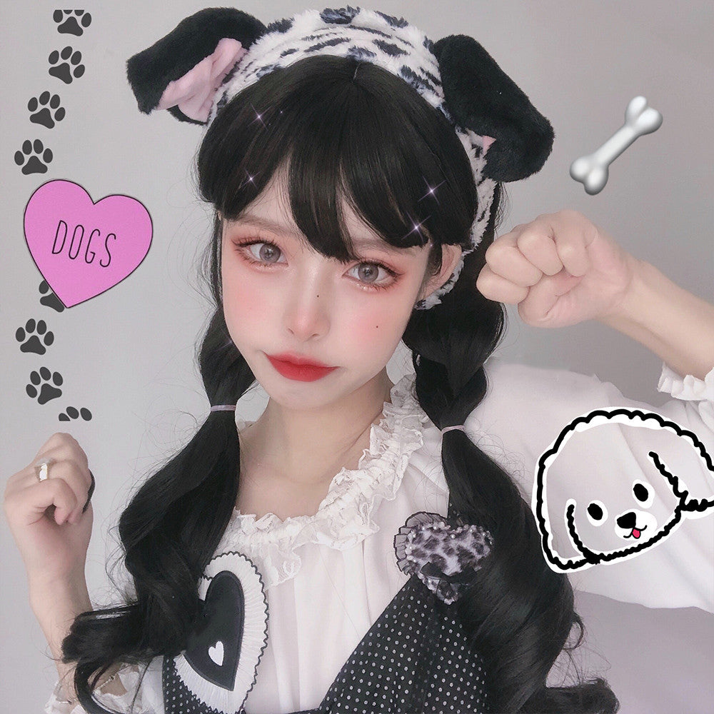 Natural cute fluffy colorful big waves HA0817