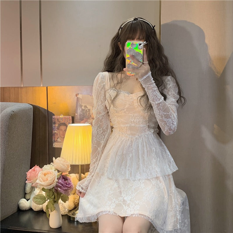 French Lace Dress HA0902