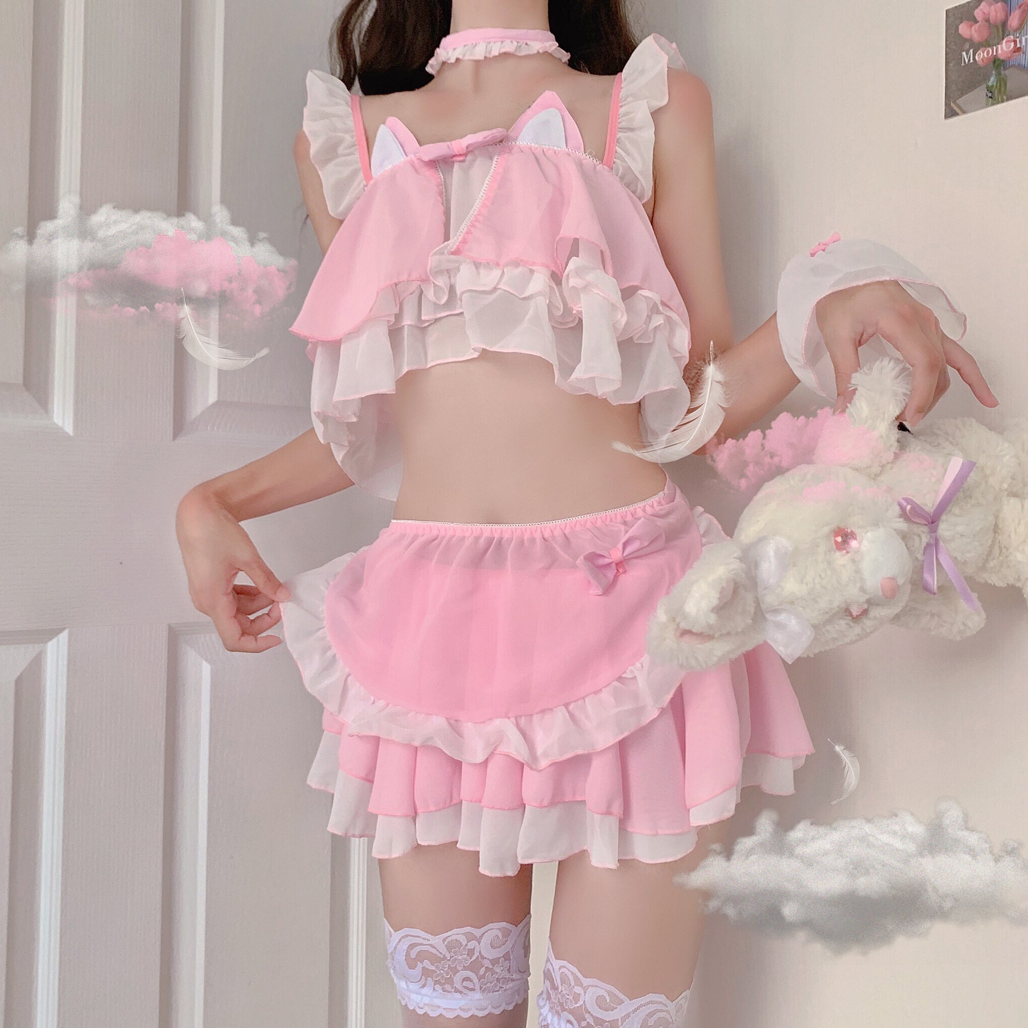 Cute cat ear set  HA0344