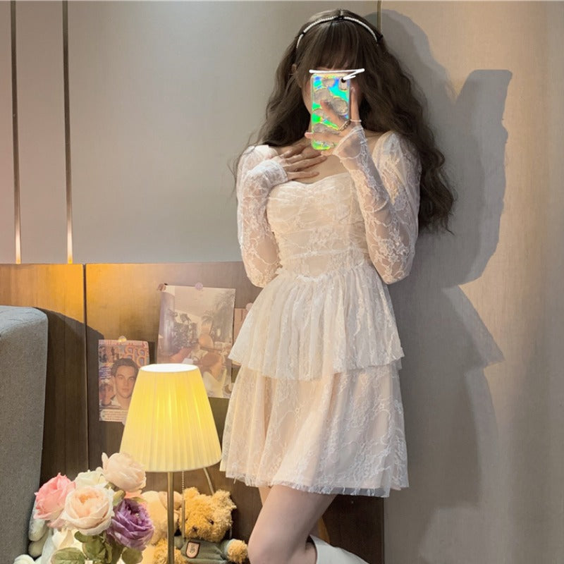 French Lace Dress HA0902