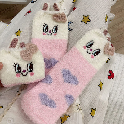 Cute fluffy floor socks   HA1337