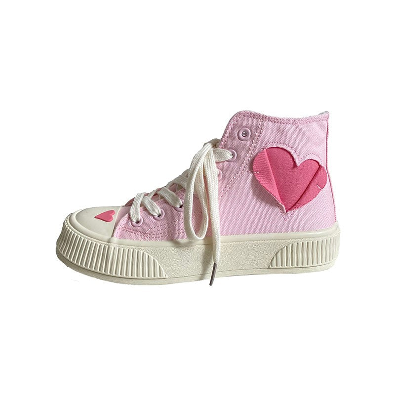 Love high top canvas shoes HA1645