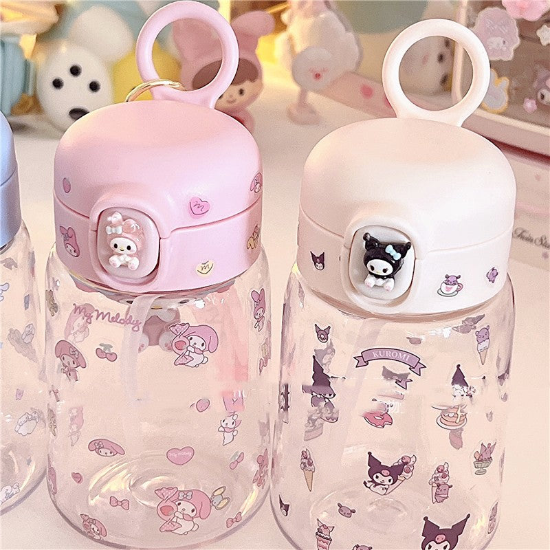 Small and cute hand-held sippy water glass HA1716