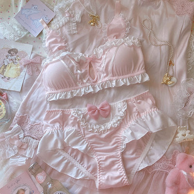 Pink bunny ears underwear   HA1449