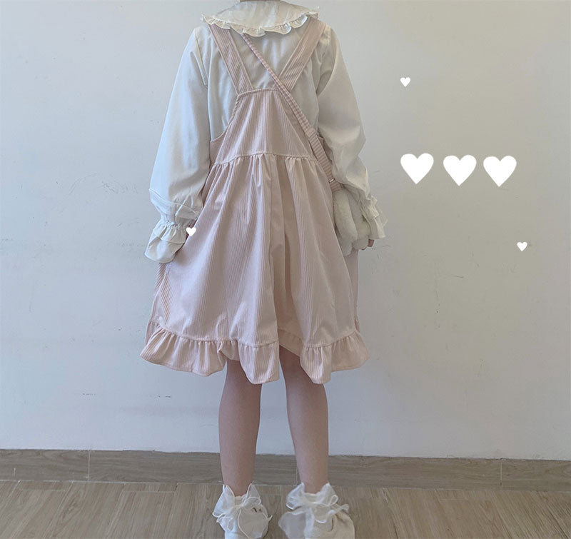 Lace cute doll skirt vest skirt HA0829