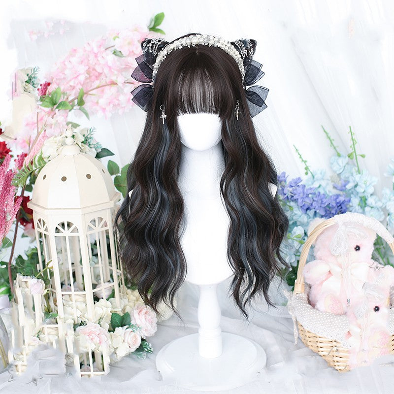 Water ripple long curly wig  HA1249